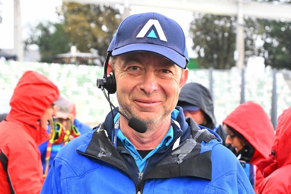 Ralf Niedermeier organisiert den Sommer-Biathlon in Dresden.