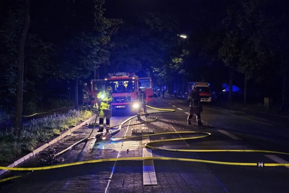 Die Flammen wurden durch die Feuerwehr schnell unter Kontrolle gebracht.