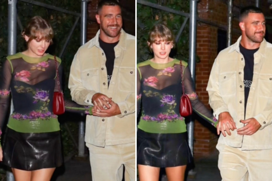 Taylor Swift and Travis Kelce packed on the PDA the night after they were spotted holding hands at the Saturday Night Live afterparty!