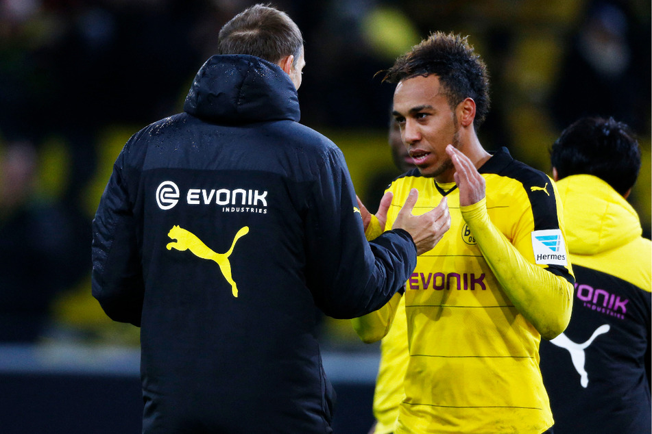 Thomas Tuchel (l.) coachte Pierre-Emerick Aubameyang bereits zwei Jahre bei Borussia Dortmund. Beide wissen also, was der jeweils andere von ihm erwartet.