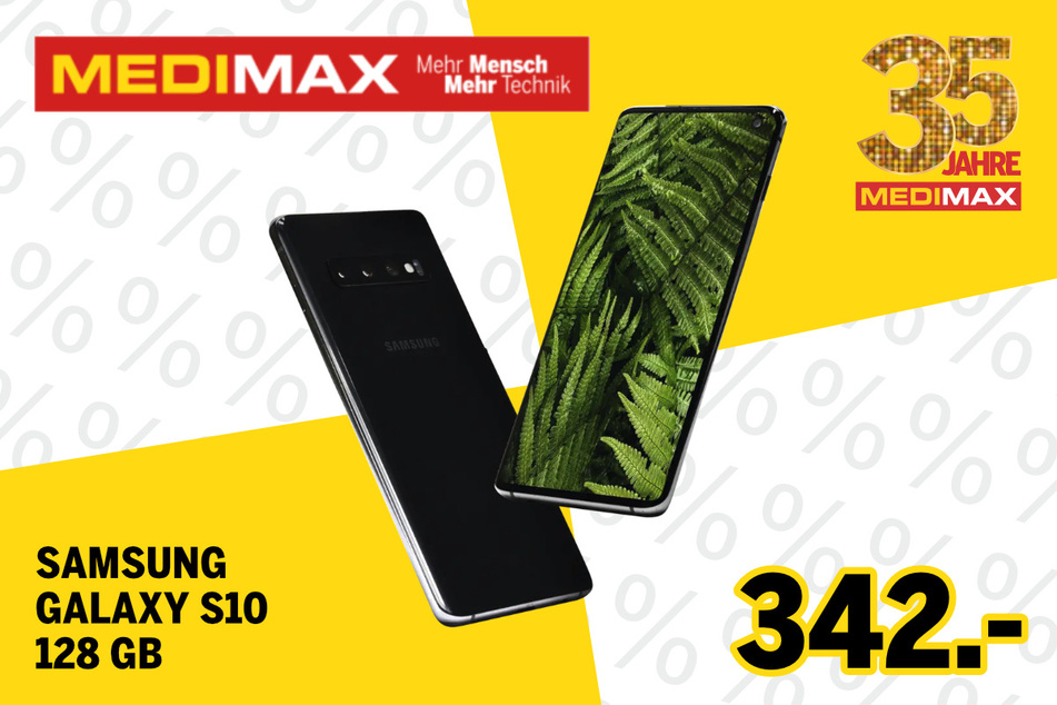 Samsung Galaxy S10 Premium Refurbished für 342 Euro.