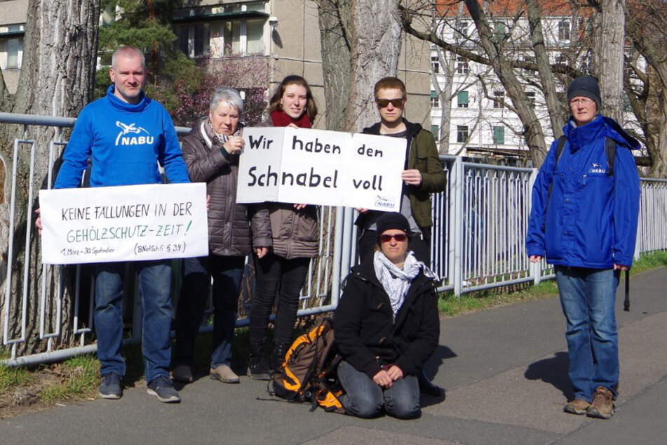 Leipzig: "Kinder brauchen Natur!" Proteste gegen Baumfällung vor Schule