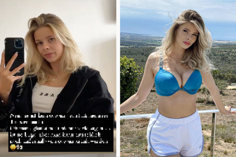 GNTM: Mit Halsschmerzen krank im Bett: Hat GNTM-Model Larissa Corona?