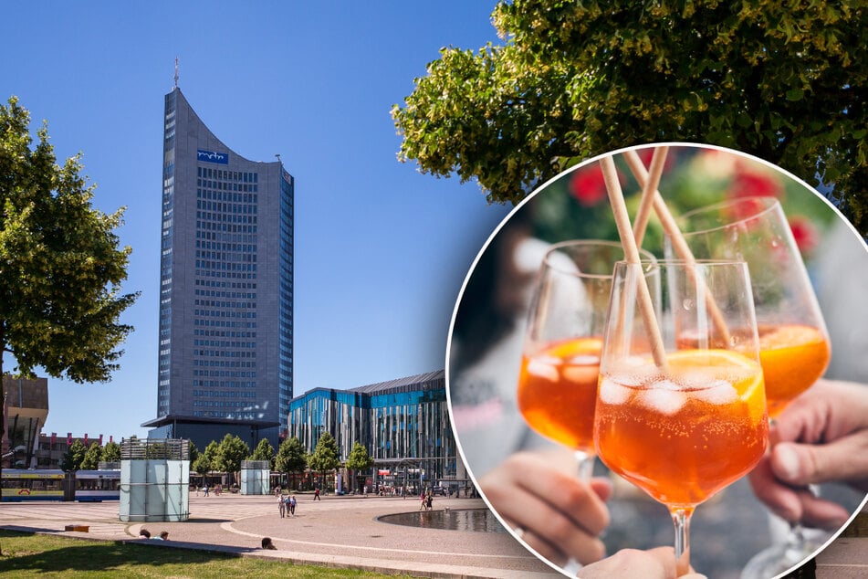 Aperol Spritz mit Aussicht: Mit ein wenig Glück könnt Ihr vielleicht auch dabei zusehen, wie die Sonne untergeht.