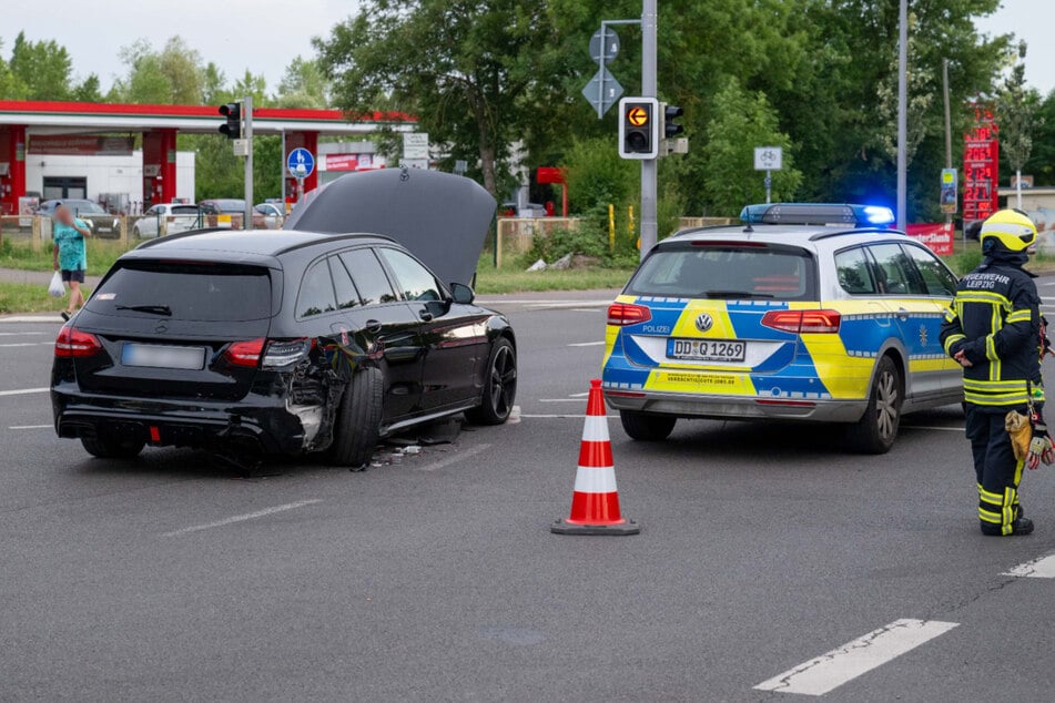 Der Unfall geschah auf der Lützner Straße in Richtung Markranstädt.