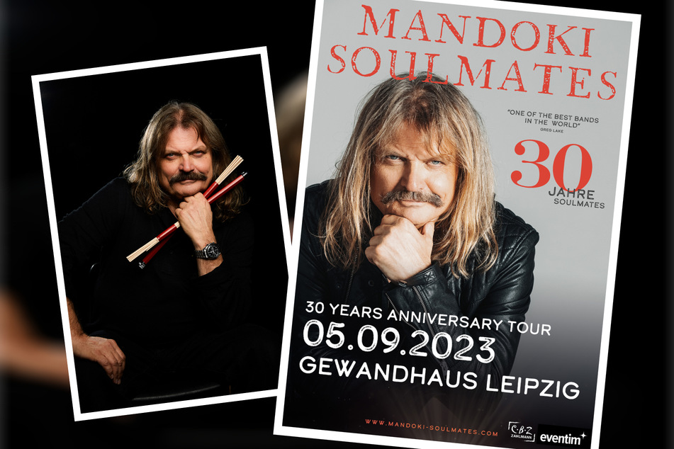 Im Rahmen ihrer "30 Years Anniversary Tour" kommen Leslie Mandoki und die Mandoki Soulmates auch nach Leipzig. (Bildmontage)