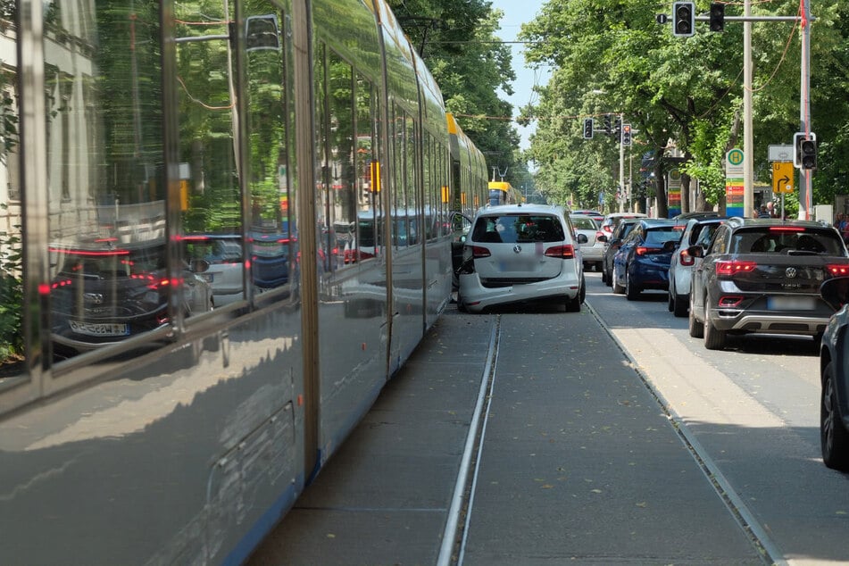 Unfall auf der Käthe-Kollwitz-Straße.