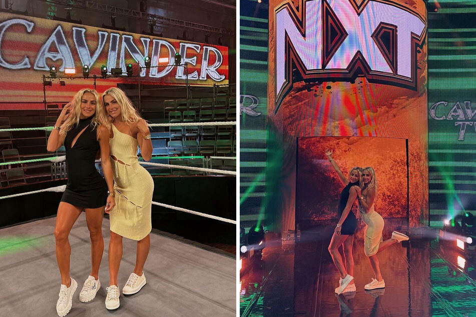 On Tuesday night, the Cavinder twins made their long-awaited WWE debut attending Tuesday's WWE NXT show and teased a wrestling future as a tag team duo.