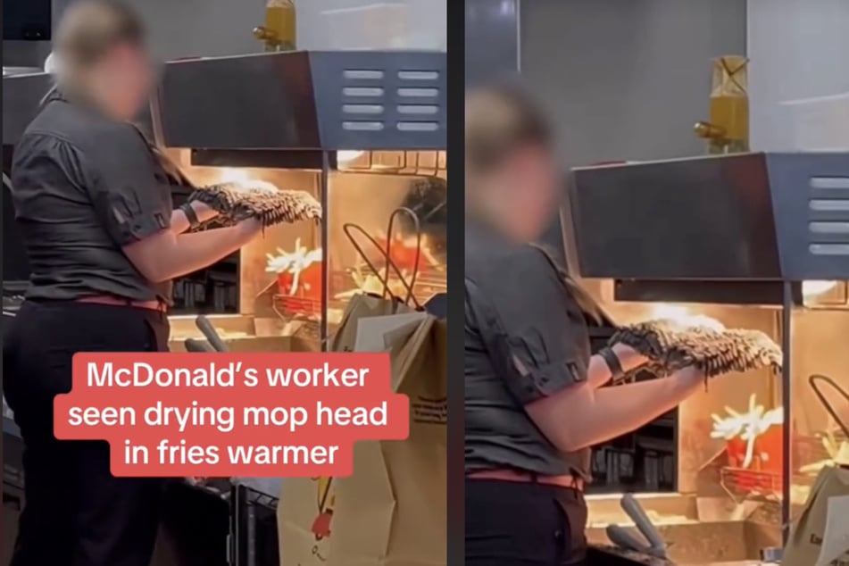 Die Managerin einer McDonald's-Filiale in Down Under sorgte mit dieser Wischmop-Aktion für Aufregung.