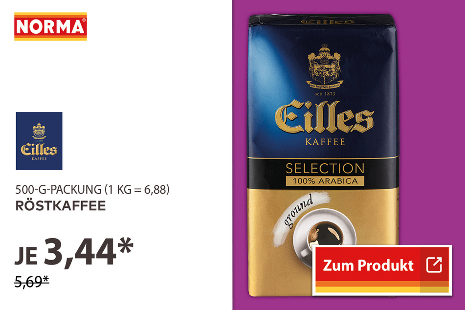 Röstkaffee von Eilles für nur 3,44 statt 5,69 Euro