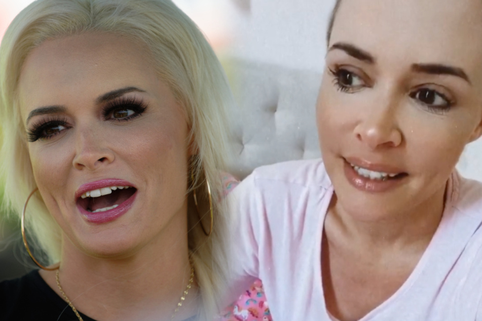 Sonst gut gelaunt, mittlerweile gefrustet: Daniela Katzenberger. (Bildmontage)