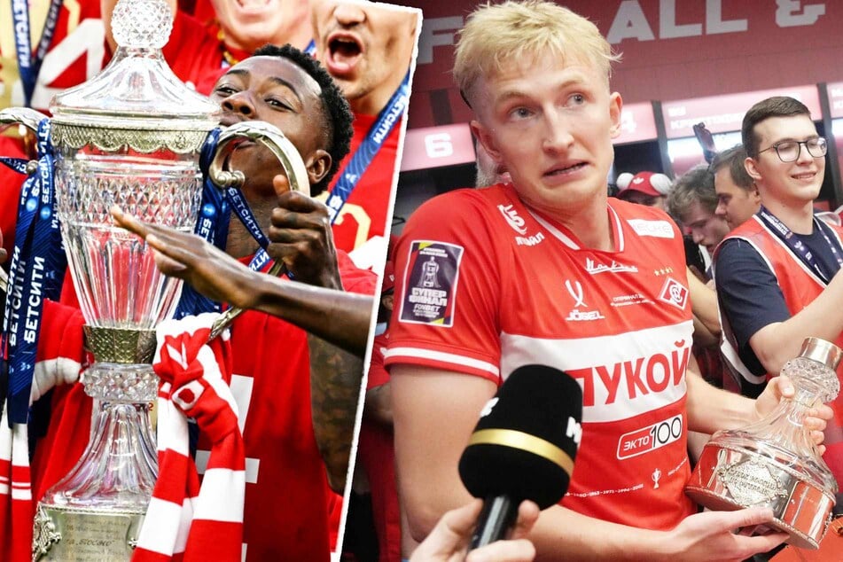 Trophäe zerspringt plötzlich in Einzelteile: Peinlicher Moment nach Pokalsieg