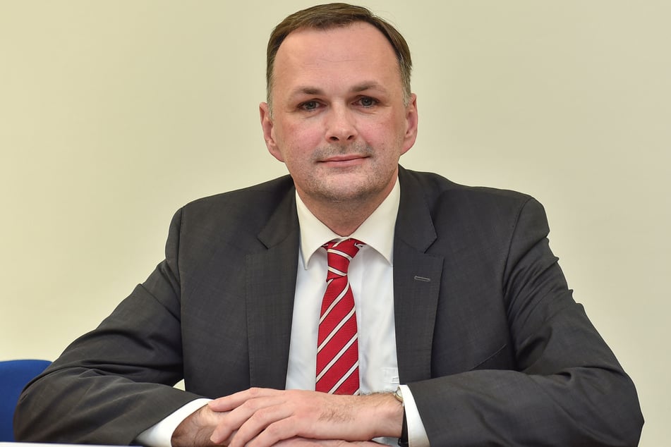Linke: Fraktionschef André Schollbach (42).