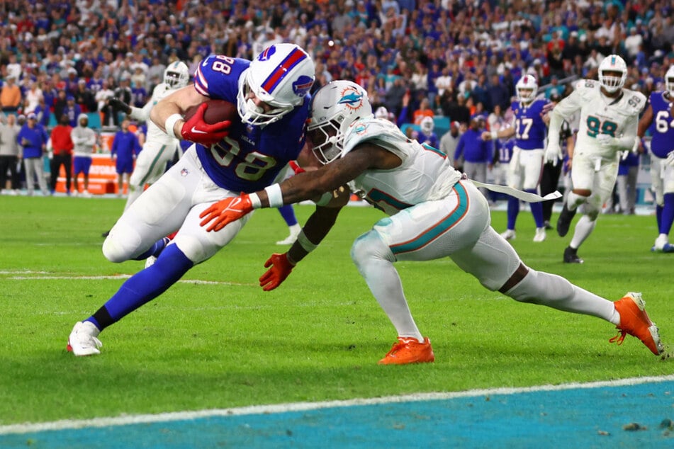 Mit dem letzten Spiel der regulären Saison zwischen den Buffalo Bills (blau) und den Miami Dolphins stehen nun alle Playoffs-Partien fest.