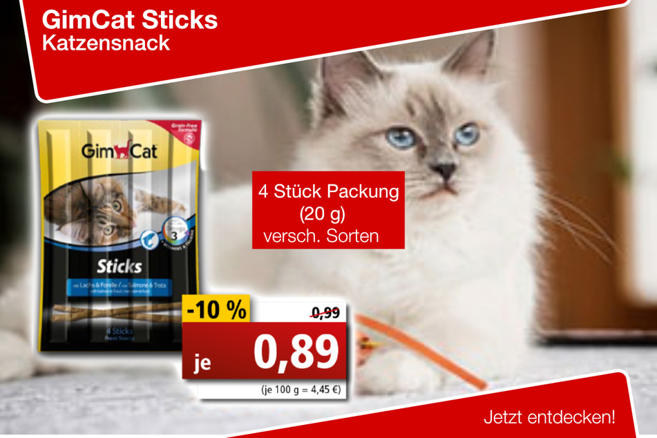 GimCat Sticks, Katzensnack