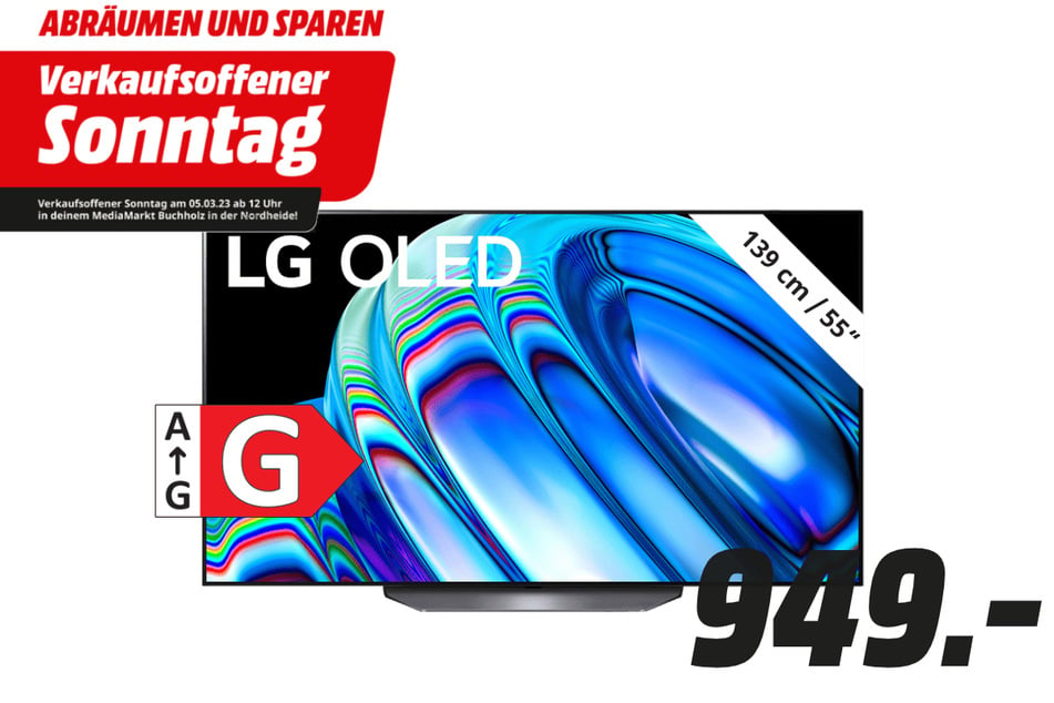 55-Zoll LG-Fernseher für 949 statt 1.899 Euro.