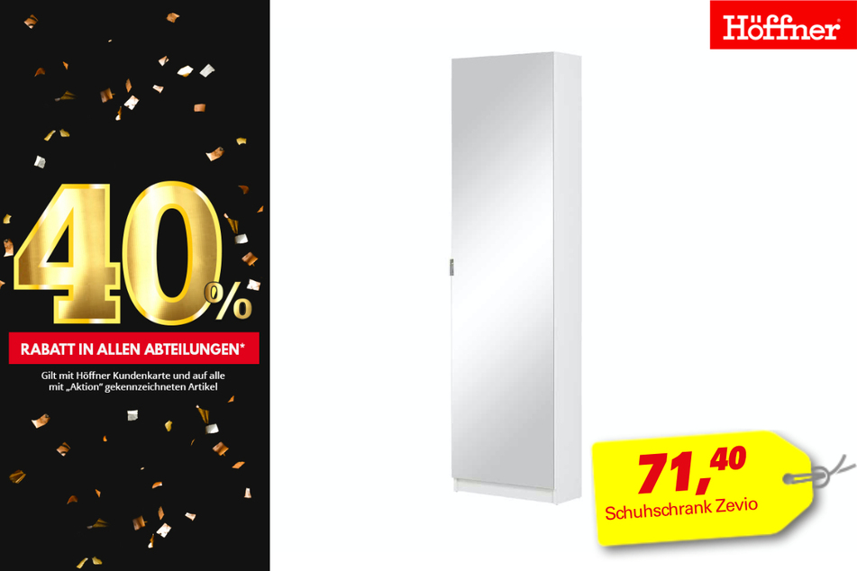 Schuhschrank Zevio
für 71,40 Euro