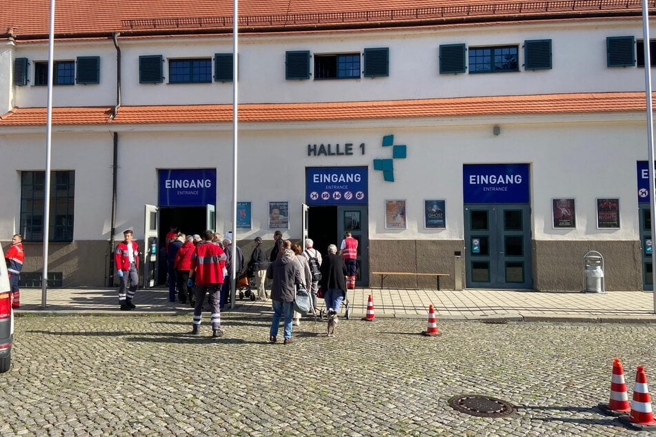 Der Andrang ist überschaubar.