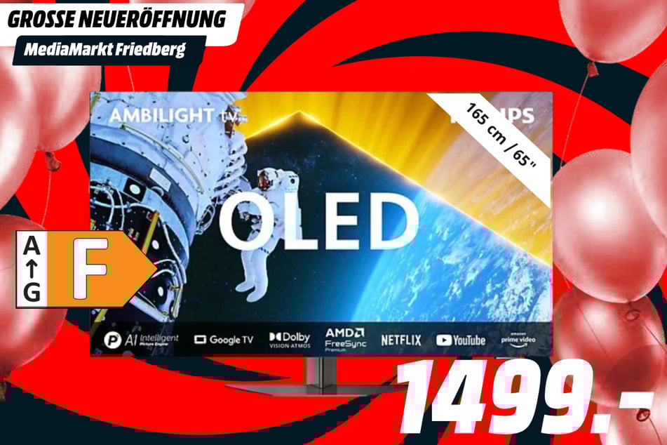 65-Zoll Philips-Fernseher 65OLED809/12 für 1.499 Euro.