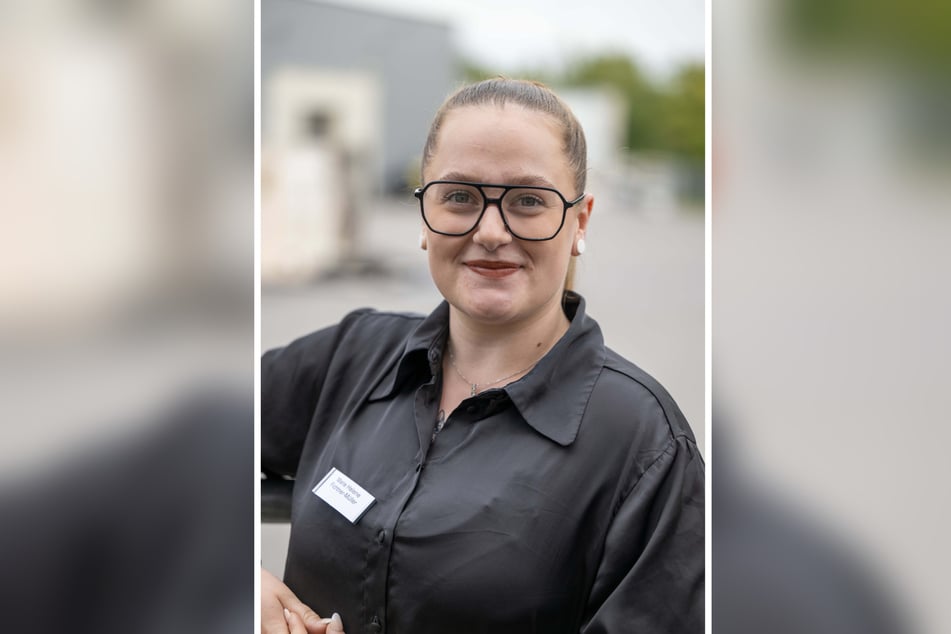 Marie Helene Fichtner-Müller (25) organisierte den Brandschutztag der Firma Heinrich Schmid.