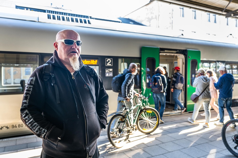 Auch Jan Werner (49) nutzt das 9-Euro-Ticket für Bahnfahrten.