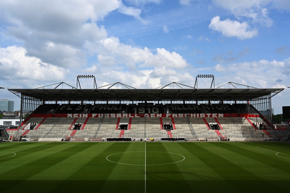 Das Millerntor-Stadion in Hamburg, Heimat des FC St. Pauli.