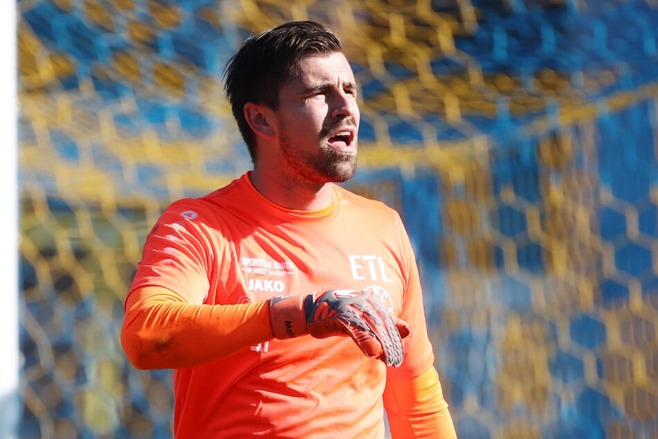 Benjamin Kirsten (33) ist seit 2016 Torwart bei Lok Leipzig.