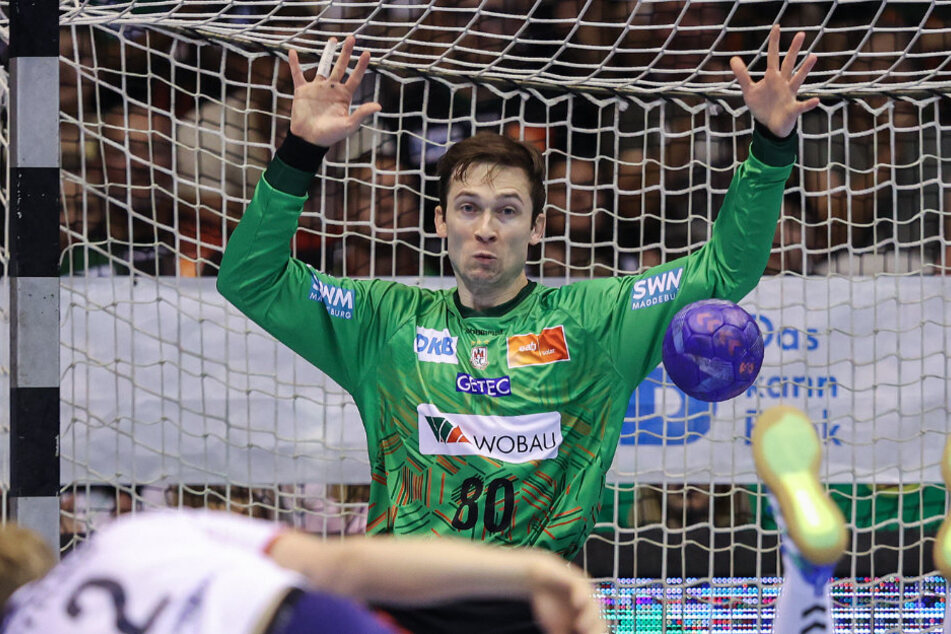 Nikola Portner (29) bleibt für mehrere Jahre beim Handball-Bundesligist SC Magdeburg. (Archivbild)