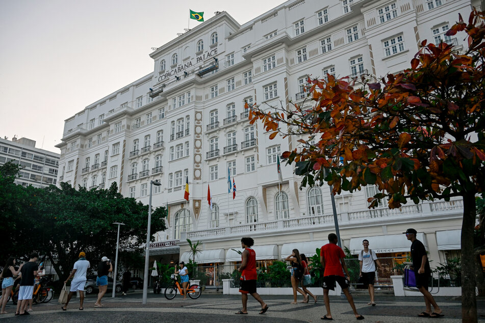 Das 5-Sterne-Hotel Copacabana Palace ist an der Standpromenade von Rio de Janeiro nicht zu übersehen.