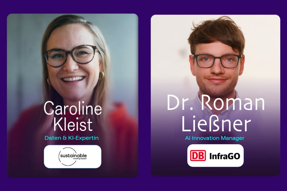 Caroline Kleist (sustainable) und Dr. Roman Ließner (DB InfraGO)