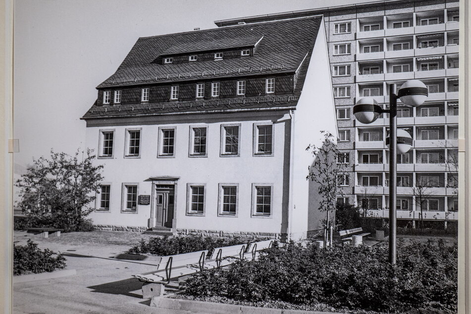 Das heutige Heck-Art (Foto: 1984) überlebte den Abriss alter Handwerkerhäuser, die einst Chemnitz dominierten.