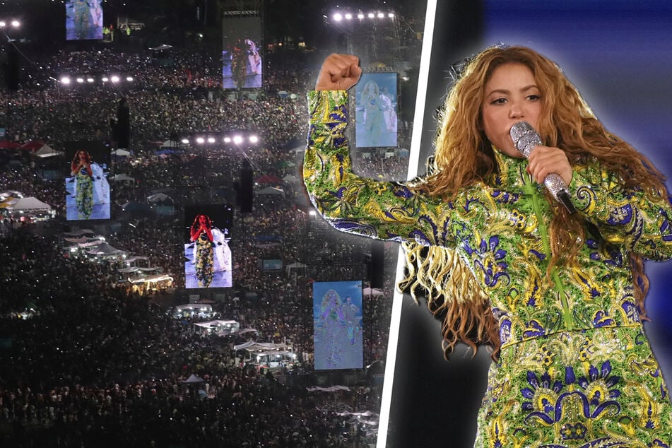 Was für ein Mega-Spektakel: Shakira spielt Konzert vor Millionenpublikum