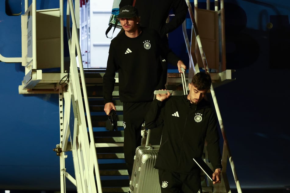 Die DFB-Elf landete in den Morgenstunden (deutsche Zeit) in Winston-Salem.