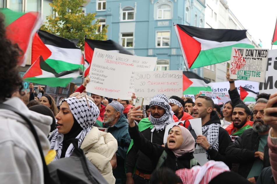 Israel- und Palästina-Demos in Sachsen: So viele Straftaten sind bereits registriert!