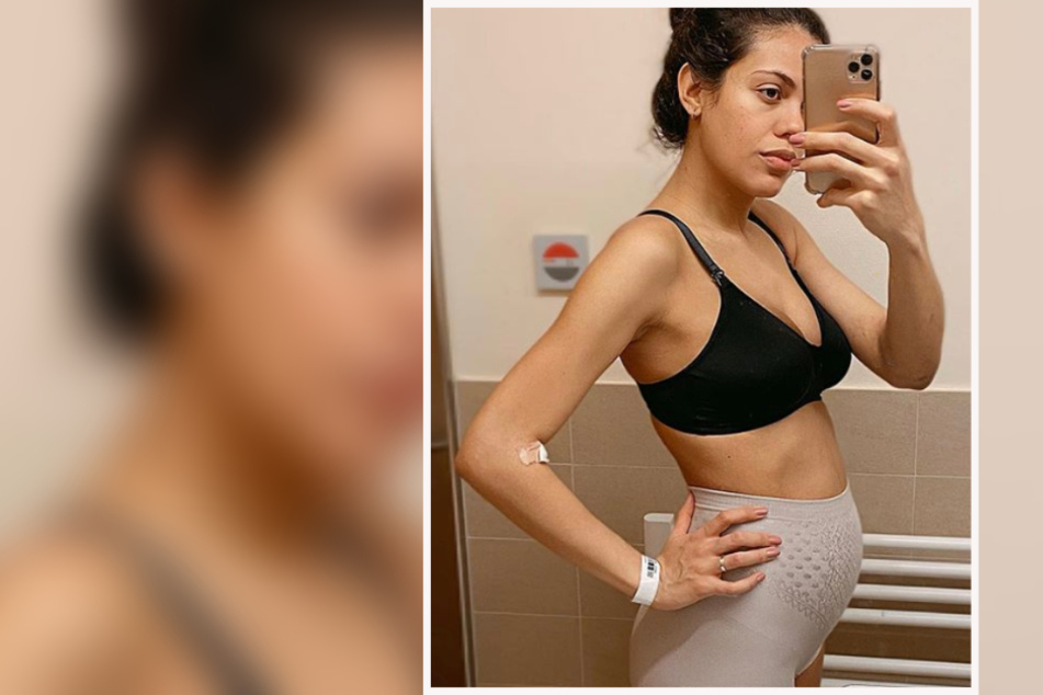 Bruna Rodrigues hat ein erstes Selfie nach der Geburt ihrer Tochter gepostet.
