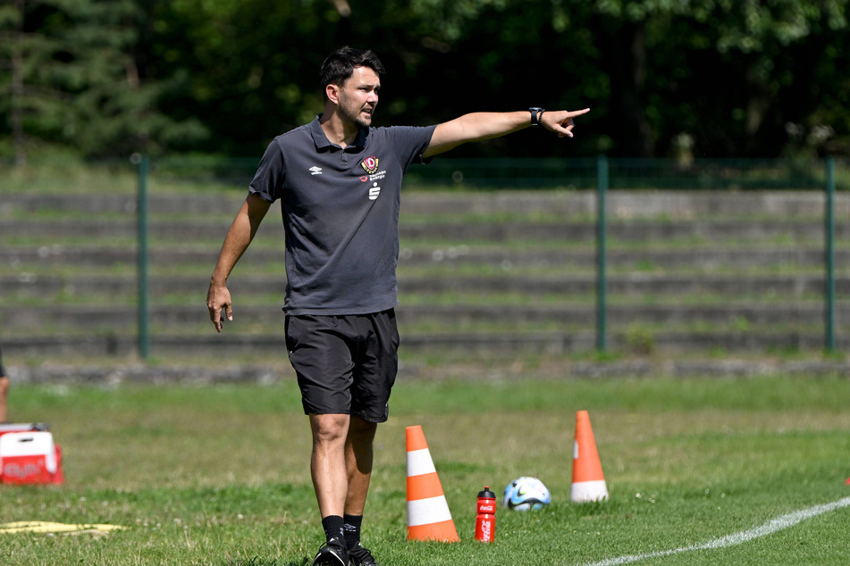 Dynamos "U19"-Coach Willy Weiße hofft auf viele Zuschauer.