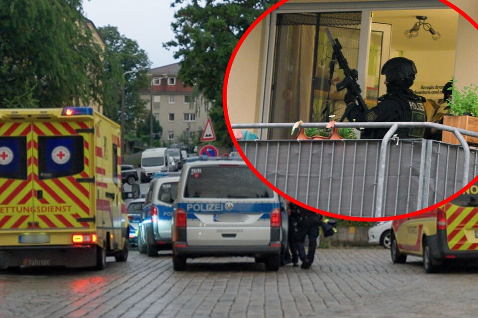 Dresden: Spezialkräfte überwältigen Mann mit Messer auf Dresdner Balkon: "Den konnten wir so nicht stehen lassen"