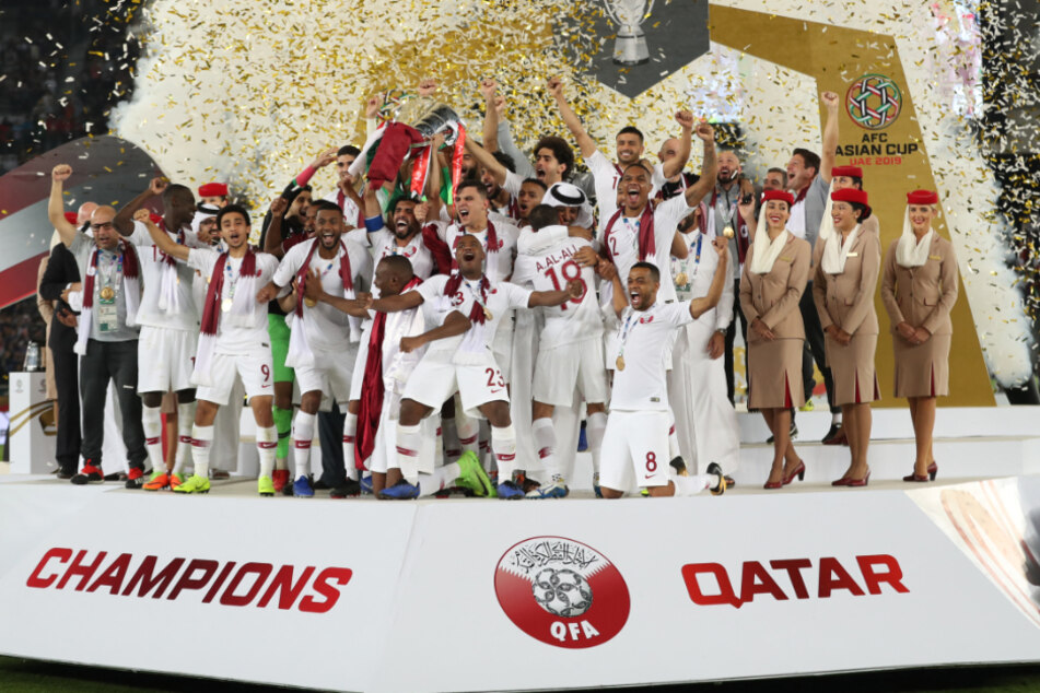 Katar setzte sich 2019 im Finale der Asienmeisterschaft mit 3:1 gegen Japan durch. Der Treffer zum Endstand fiel per Elfmeter.