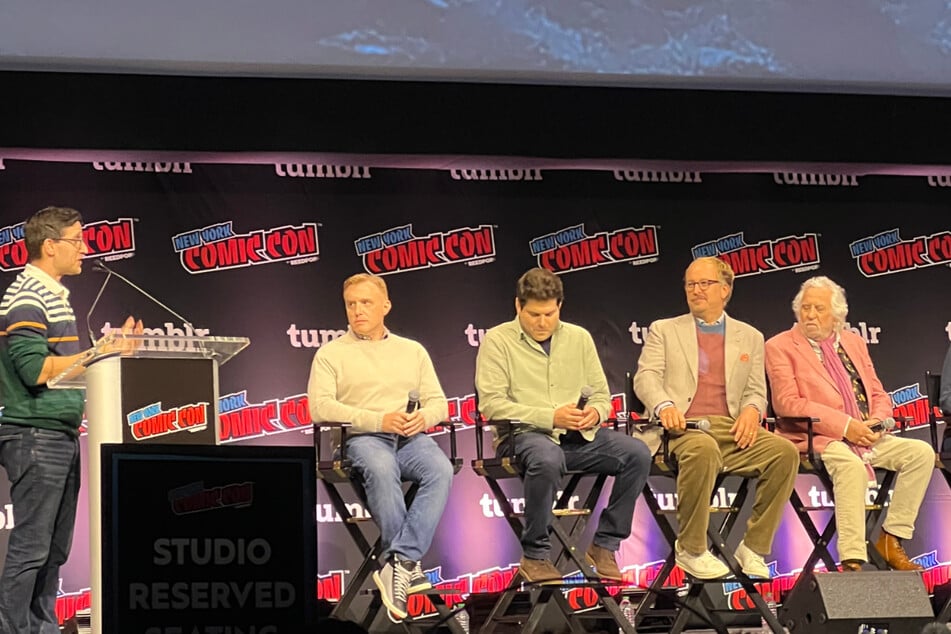 The team behind Percy Jackson &amp; the Olympians praised the three young leads during their panel at New York Comic Con 2023.