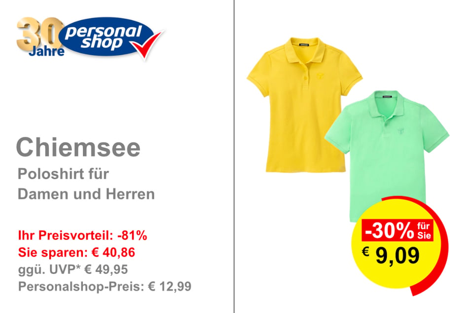 Chiemsee Poloshirt für Damen und Herren