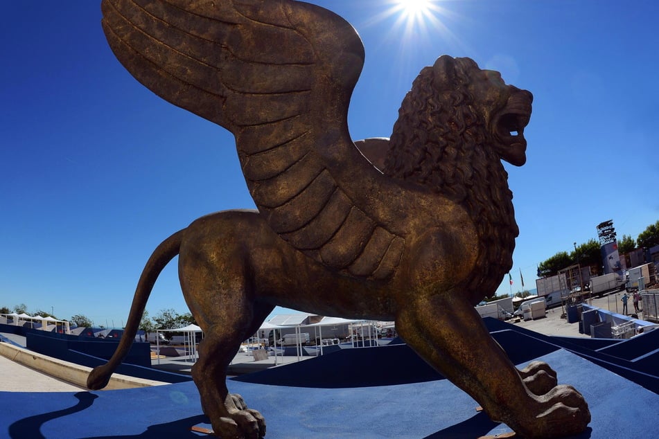 Der geflügelte Goldene Löwe, Symbol des Internationalen Filmfestspiele von Venedig.