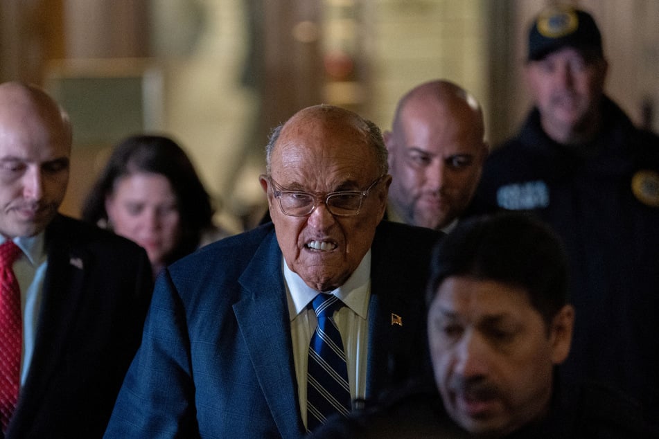 Rudy Giuliani, the ex-New York Mayor and former Donald Trump attorney, was held in contempt of court on Monday.