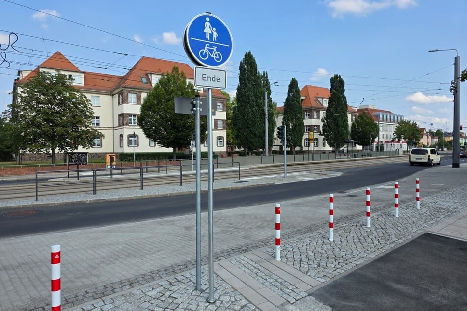 Wo früher ein Zaun war, können Schüler nun vom Gelände zur Straßenbahn gelangen.