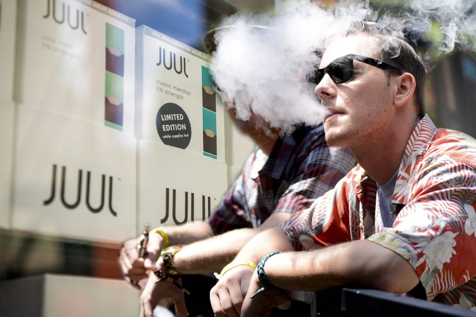 The Juul e-cigarette company was accused of illegally marketing its products to minors.