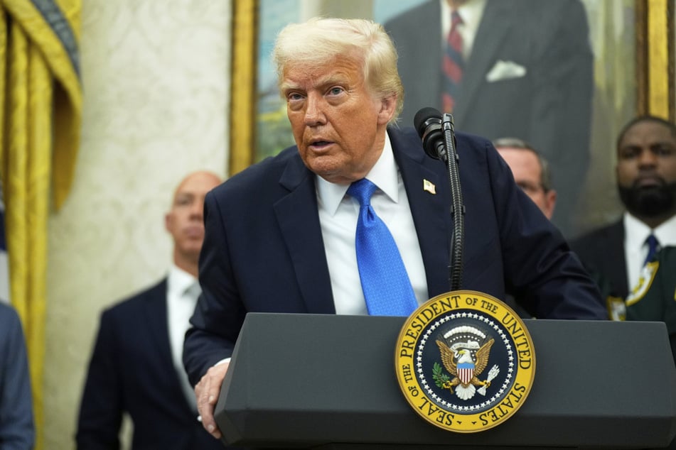 Der US-Präsident Donald Trump (78).