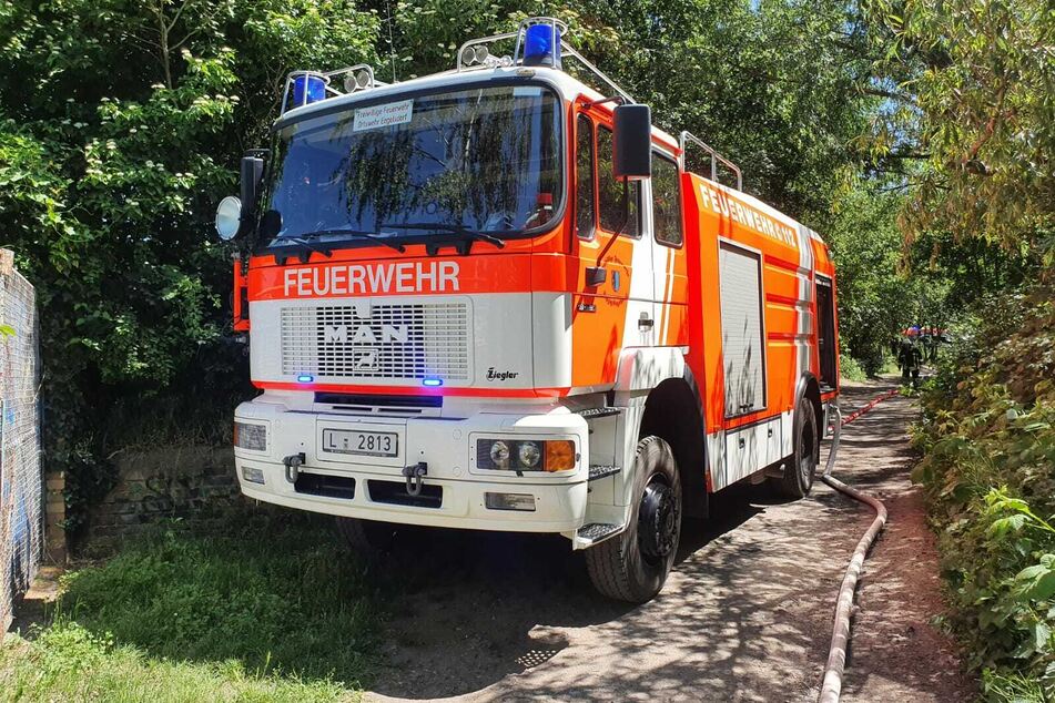Jugendliche sorgen für Brand in Leipziger Park