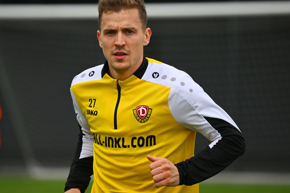 Wird Dynamos Niklas Hauptmann (29) rechtzeitig zum Heimspiel gegen den VfL Bochum wieder fit?