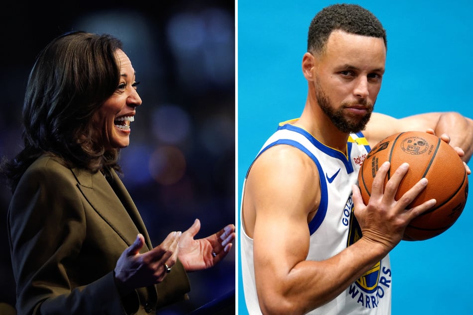 Vice President Kamala Harris received another full-throated endorsement from Golden State Warriors superstar Steph Curry on Monday.