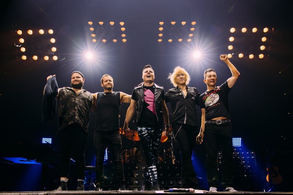 Marc Martel (47, M.) mit seiner Band. (Archivbild)