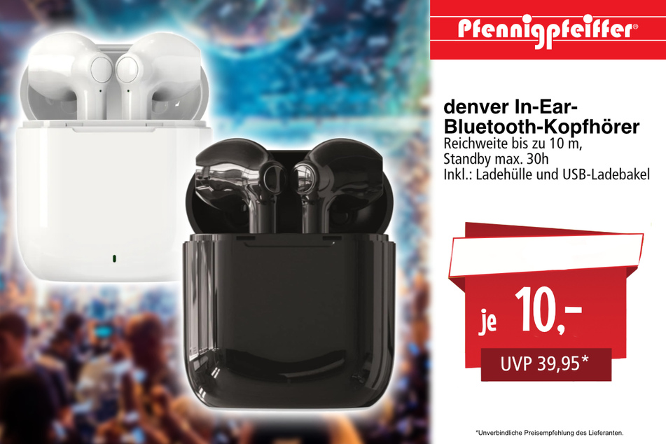 denver In-Ear-Bluetooth-Kopfhörer